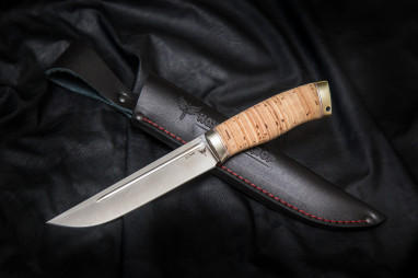 Нож Таран <span class='product-card--title--span'>(х12мф, береста литье мельхиор)</span>