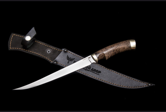 Нож Филейный Белуга<span>(ELMAX, стабилизированная карельская береза)</span>