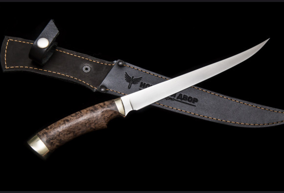 Нож Филейный Белуга<span>(ELMAX, стабилизированная карельская береза)</span>