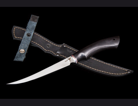 Нож Филейный Белуга 2 (N-690, мореный граб)