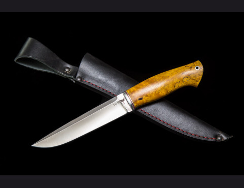 Нож Шерхан (VG-10 ,стабилизированная карельская берёза)