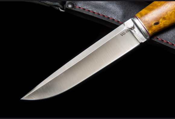 Нож Шерхан <span>(VG-10 ,стабилизированная карельская берёза)</span>