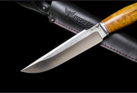 Нож Скорпион <span>(VG-10,стабилизированная карельская береза)</span>