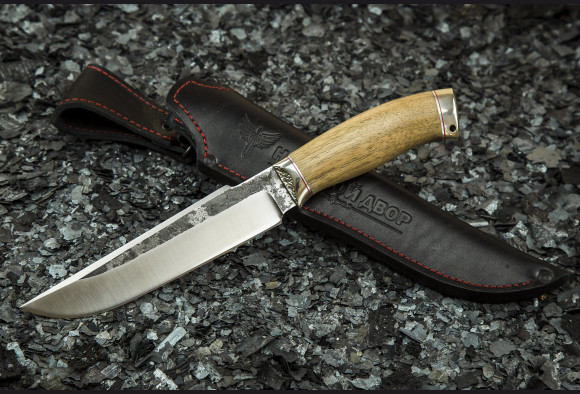 Нож Скорпион <span>(сталь х12мф, корень ореха, мельхиор)</span>