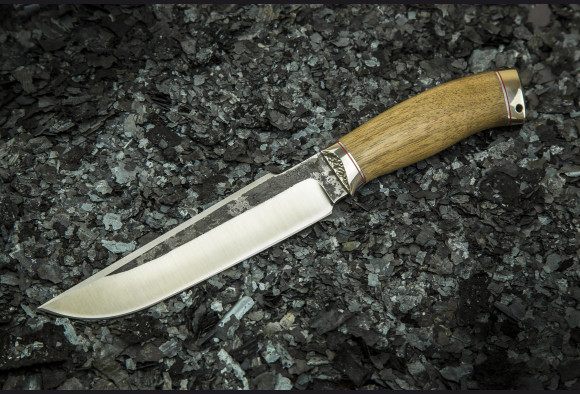 Нож Скорпион <span>(сталь х12мф, корень ореха, мельхиор)</span>