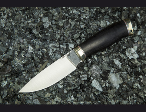 Нож Грибник 3 (х12мф,мореный граб,мельхиор)