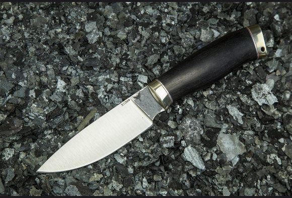 Нож Грибник 3 <span>(х12мф,мореный граб,мельхиор)</span>