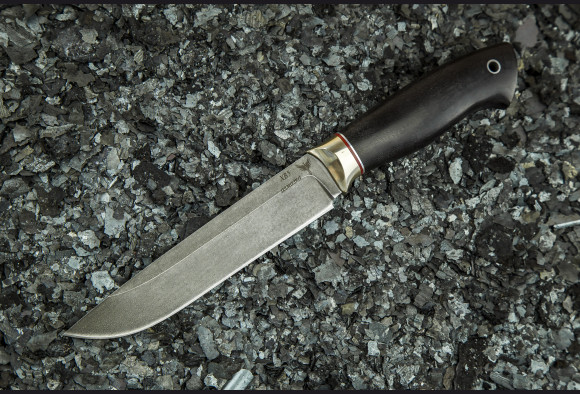 Нож Охотник <span>(ХВ5-АЛМАЗКА, мореный граб)</span>