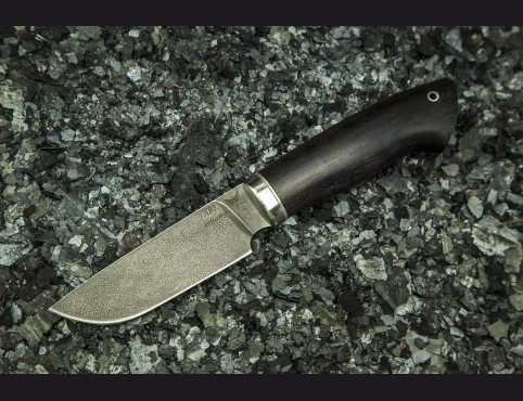 Нож Грибник 2  (ХВ5-АЛМАЗКА, мореный граб)
