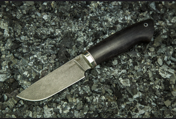 Нож Грибник 2  <span>(ХВ5-АЛМАЗКА, мореный граб)</span>