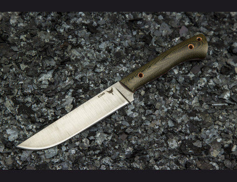 Нож Егерь цельнометаллический (х12мф, микарта)