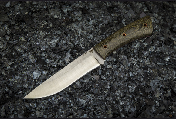 Нож Ястреб цельнометаллический <span>(х12мф, микарта)</span>