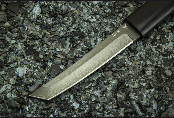 Нож Самурай <span>(булат, мореный граб, деревянные ножны)</span>
