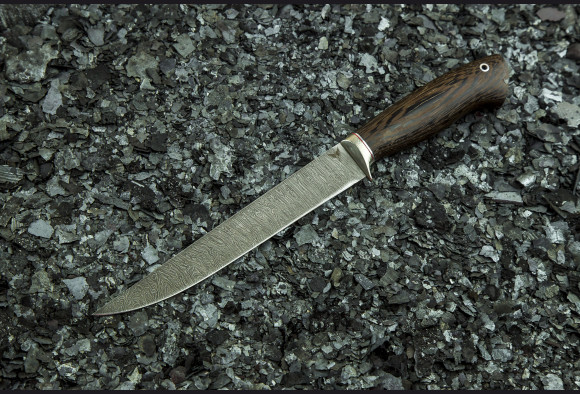 Нож Филейный большой <span>(дамаск, венге)</span>