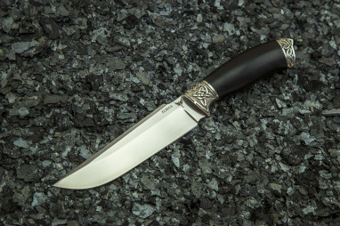 Нож Скорпион 2 <span class='product-card--title--span'>(elmax, мореный граб, литье мельхиор 1)</span>