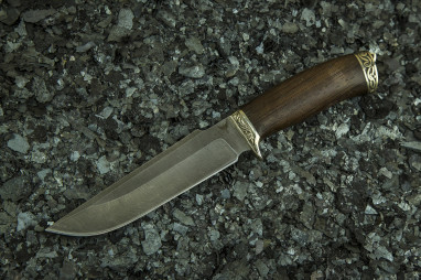Нож Скорпион 2 <span class='product-card--title--span'>(Дамаск 1200 слоев, венге, литье мельхиор)</span>