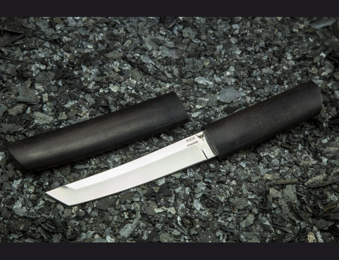 Нож Самурай (95х18, мореный граб, деревянные ножны)