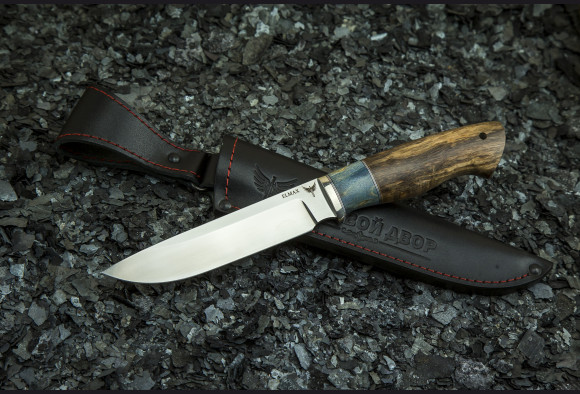 Нож Фрегат <span>(Elmax, стабилизированная карельская береза)</span>NEW