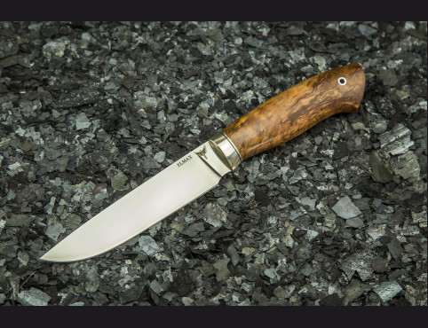 Нож Вепрь (Elmax, стабилизированная карельская береза)